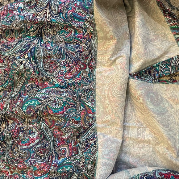 Talbots Colorful Paisley Print Skirt - Picture 4 of 7